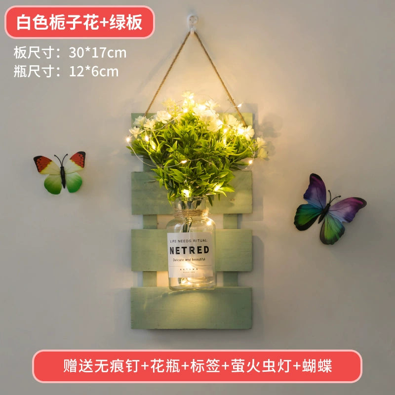 Minimalist Wood Plant Florals 3D Wall Sticker by Julia M Home & Kitchen - Julia M LifeStyles