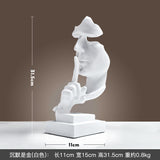 Cross-border Hot Mask Abstract Character Resin Ornaments Living Room Coffee Table Wine Cabinet Statue High-end Home Decorations