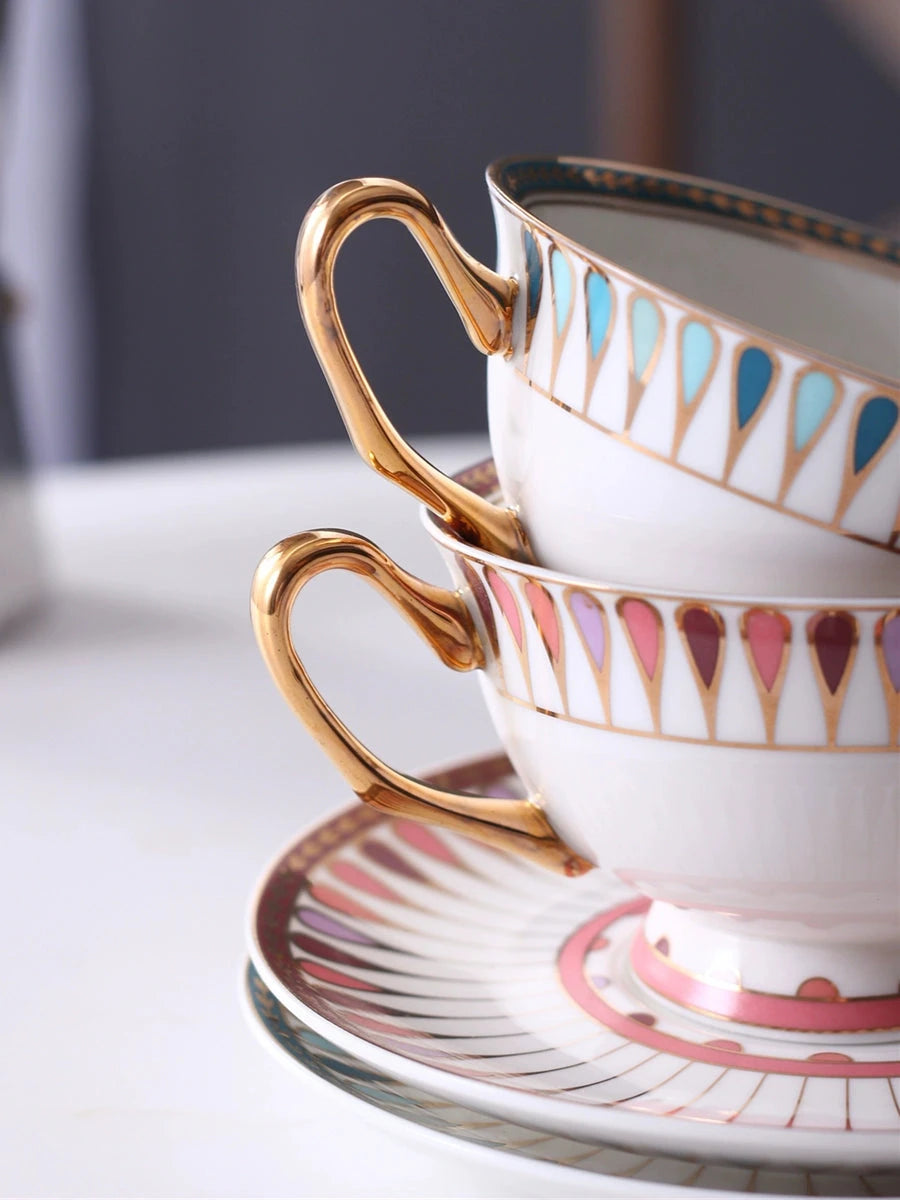 Exquisite European Light Luxury Coffee Set for Elegant Afternoon Tea Julia M LifeStyles
