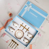 Exquisite European Light Luxury Coffee Set for Elegant Afternoon Tea Julia M LifeStyles