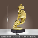 Cross-border Hot Mask Abstract Character Resin Ornaments Living Room Coffee Table Wine Cabinet Statue High-end Home Decorations