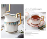 British Afternoon Tea Cup Tea Set Accessible Luxury European-Style High-End Bone China Teapot Luxury Ceramic Coffee Cup Gift Box Julia M Home & Kitchen