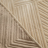 Fleece-Lined Quilted Bed Cover Set for Cozy Elegance