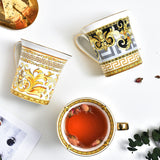 350ml Large Mouth Ceramic Mug Bone China for Office Couple Breakfast Milk Cup Premium Tea Cup Boss Cup