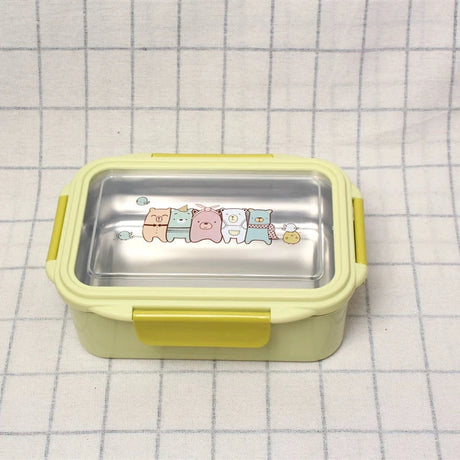 Rectangular Student Stainless Steel Divider Japanese Lunch Box Julia M LifeStyles