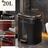 Elegant Foot-Operated Trash Can with Lid by Julia M LifeStyles Julia M Home & Kitchen