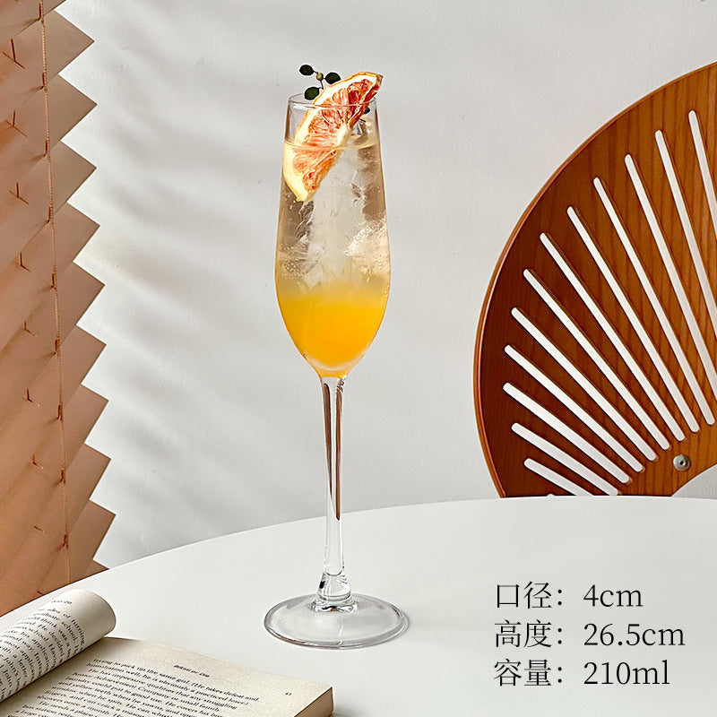 High-Looking Ins-Style Sparkling Champagne Glass, Goblet, Wine Glass, Special Cocktail Glass Set, Glass Cup
