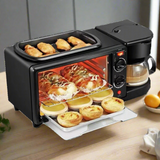 Breakfast Machine Multi-Functional For Home Bread Maker Three-in-One Electric Oven Sandwich Machine Toaster Cross-Border Overseas Same Style Julia M Home & Kitchen