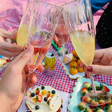 210ml 8 PCs Banquet Bubble Wash-Free Champagne Glass Julia M Home & Kitchen