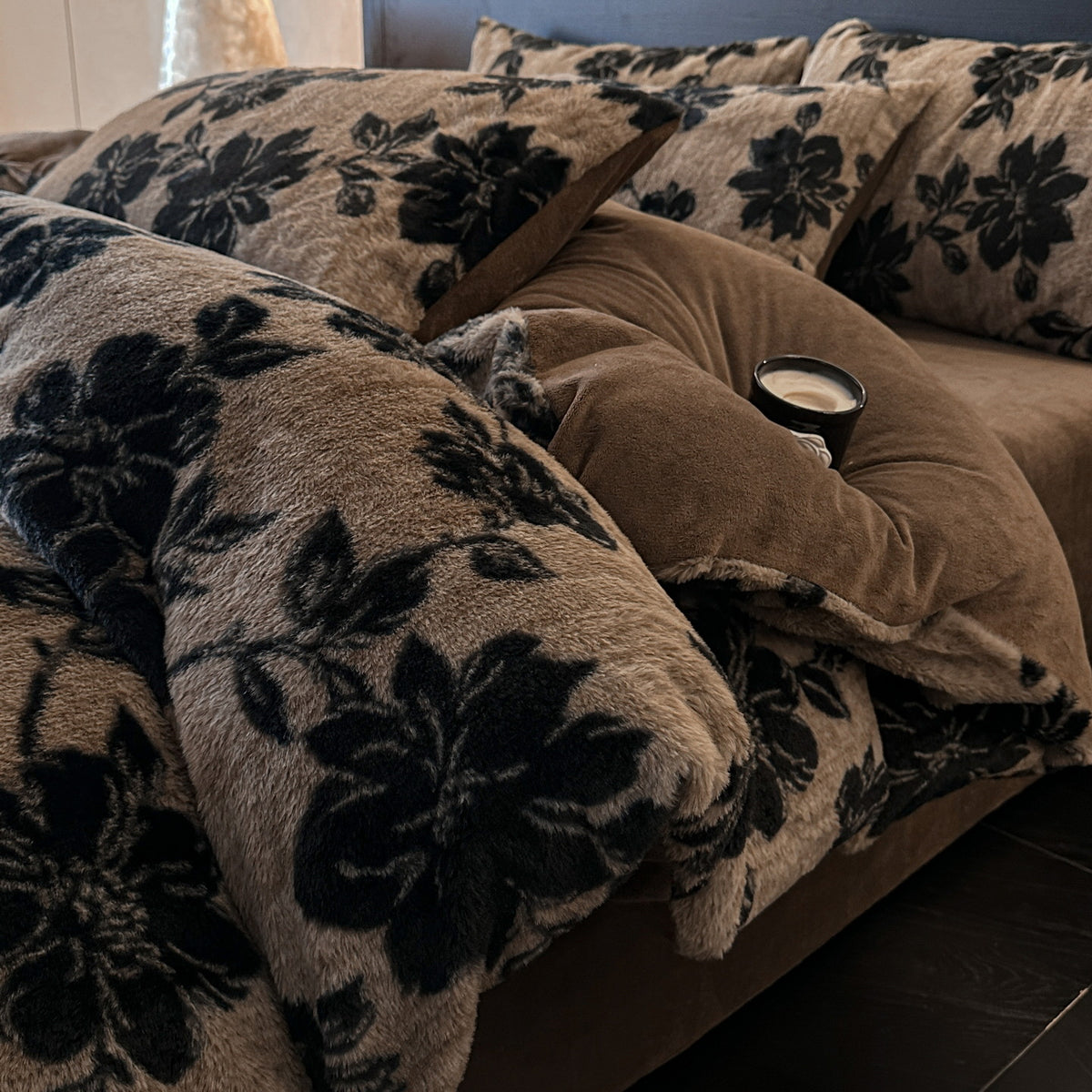 Velvet Reverie Four-Piece Bedding Set