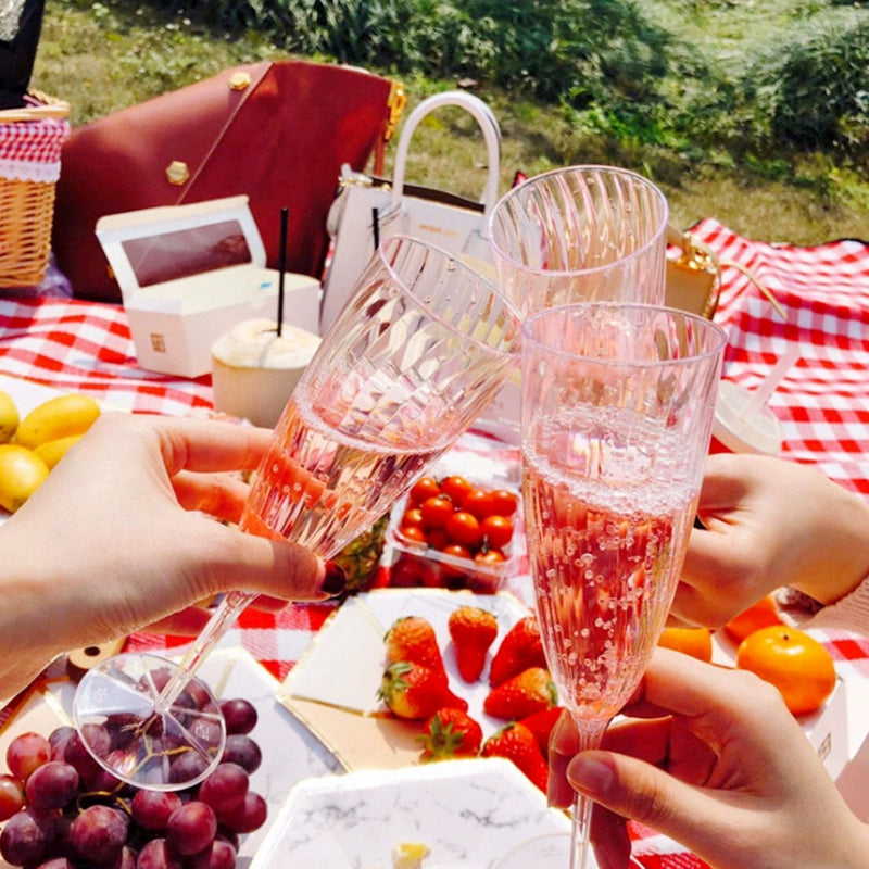 210ml 8 PCs Banquet Bubble Wash-Free Champagne Glass Julia M Home & Kitchen