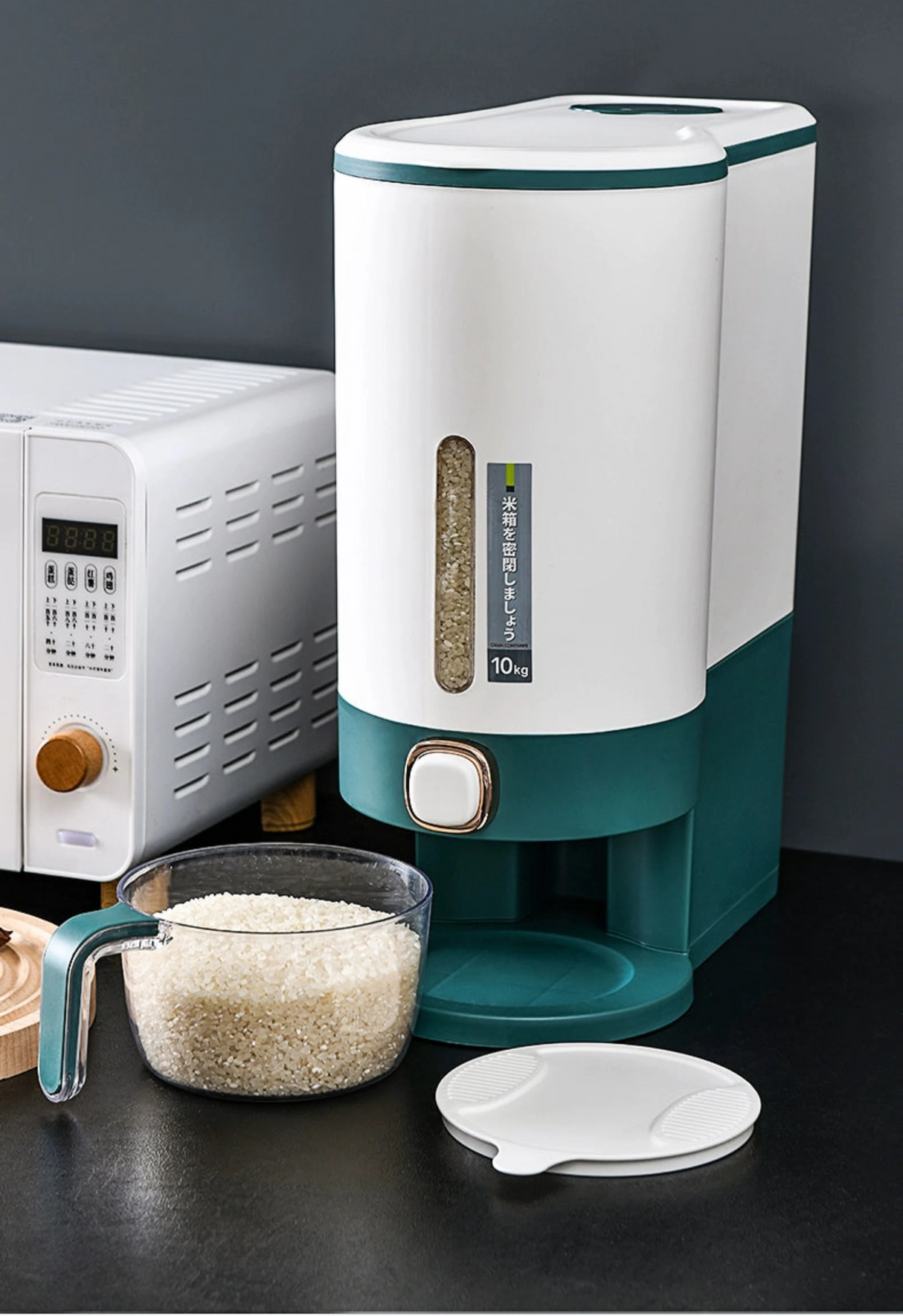 Luxurious Seal & Dispense Rice Storage Bucket Julia M LifeStyles