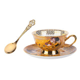 European tea set suit household bone china coffee cup high-end retro British afternoon tea set light luxury coffee set
