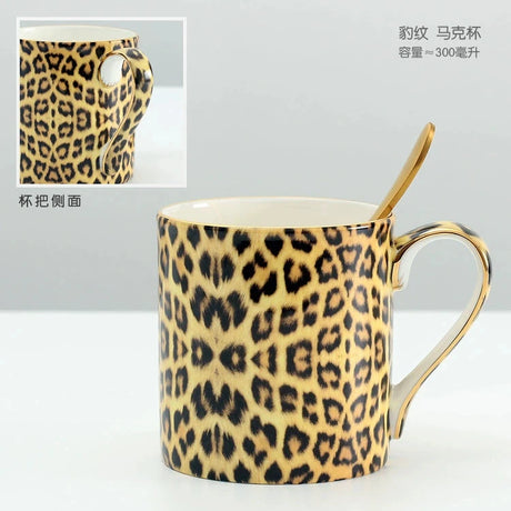 Florence Exquisite European-Style Bone China Mug with Lid and Spoon Julia M LifeStyles