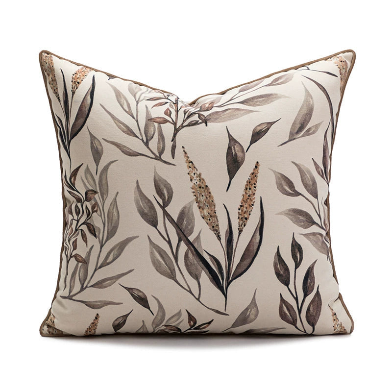 Brown Oatmeal Cream Color Accessible Luxury Living Room Sofa Pillow Cases French Beige Mid-Ancient Pillow Classy Bedside Cushion Julia M Home & Kitchen