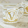 350ml Large Mouth Ceramic Mug Bone China for Office Couple Breakfast Milk Cup Premium Tea Cup Boss Cup