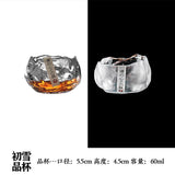 Handmade Retro Japanese Style Mini Glass Tea Cup