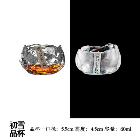 Handmade Retro Japanese Style Mini Glass Tea Cup