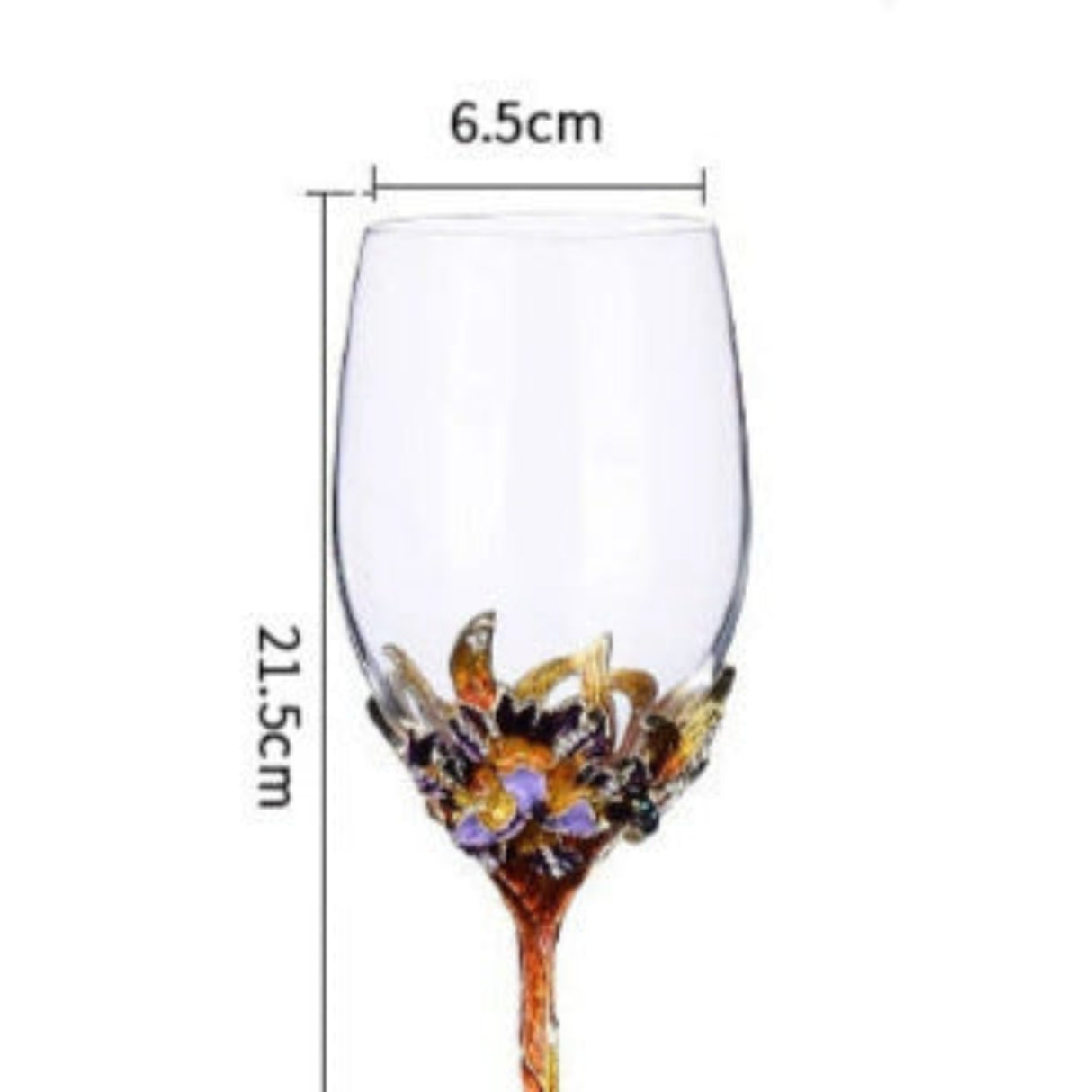 Tectorum Enamel Red Wine Glass Goblet Wine Glass Set Crystal Glasses High-End Wine Set First-Hand Gift Box Julia M LifeStyles