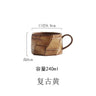 Ceramic dirty coffee cup Japanese retro ins high-end exquisite personalized latte Garland mug 240ml