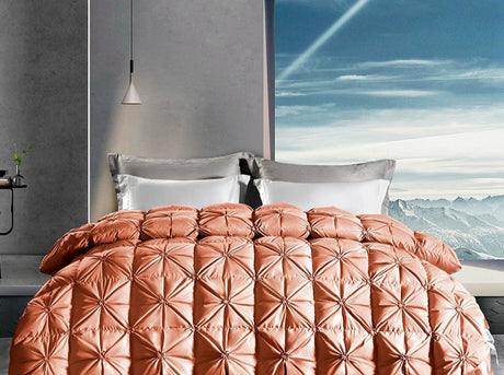 Italy Import Silk Duvet 95 White Goose down Quilt Winter Quilt Thickened Heattech Mute Floor Heating Air-Conditioning Quilt Julia M LifeStyles