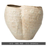 Hand-Painted Ceramic Vase – Wabi-Sabi Inspired Decorative Flower Vessel for the Home