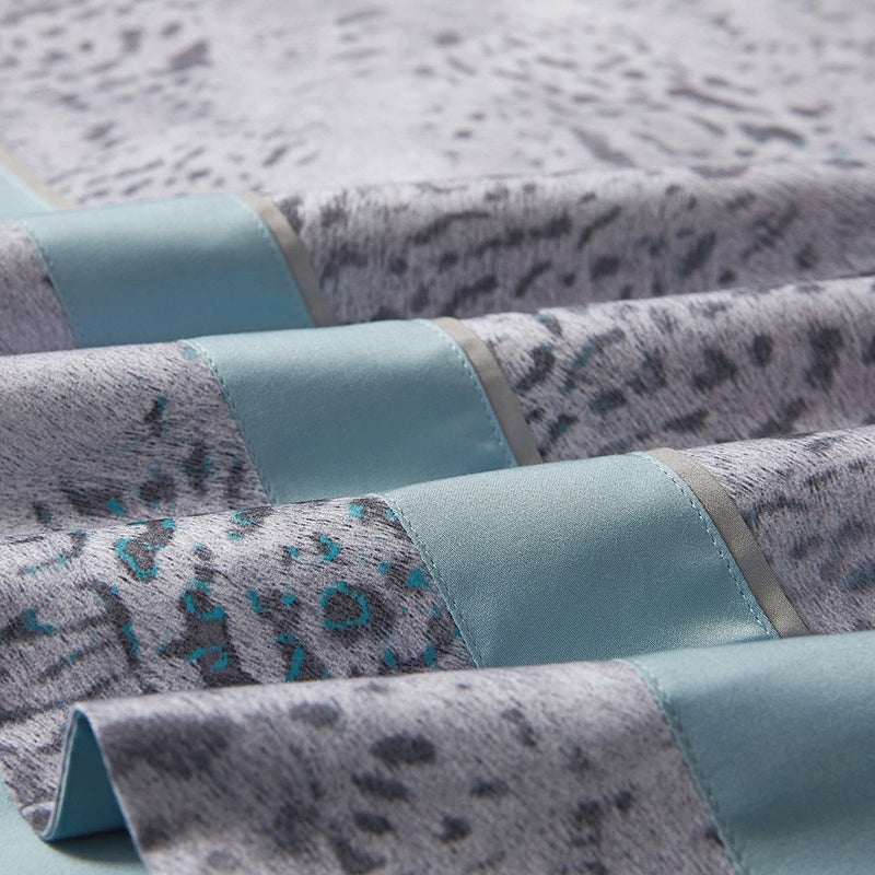 Premium Pima Cotton 4-Piece Bed Sheet Set in Geometric Design