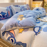 Pure Cotton Brushed Milk Fiber Duvet Cover Set - Kids Cartoon Bedding - Julia M LifeStyles