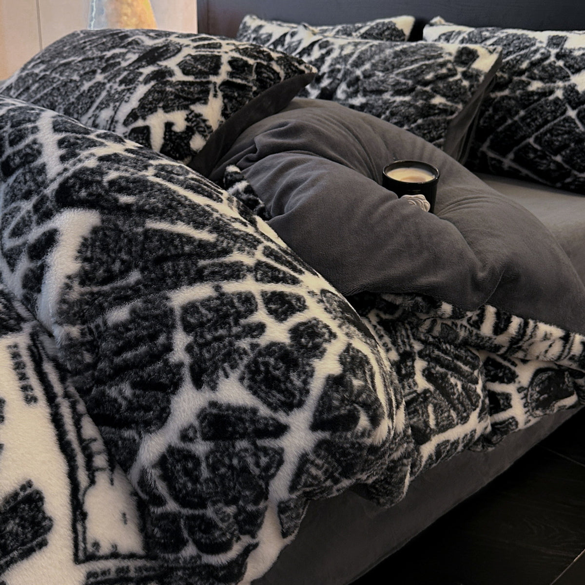 Velvet Reverie Four-Piece Bedding Set