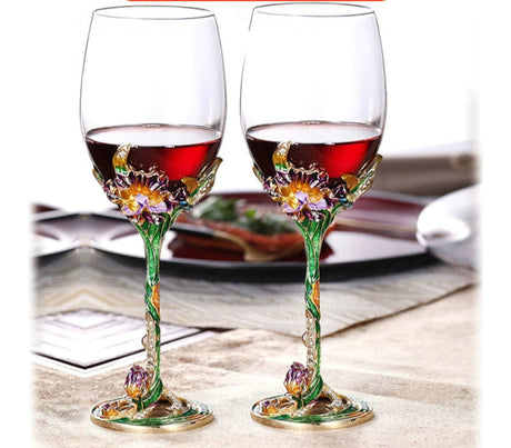 Luxury Crystal Red Wine Decanter Set with Cups by Julia M Home & Kitchen Julia M LifeStyles