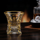 Gilded Hour Whiskey Glass