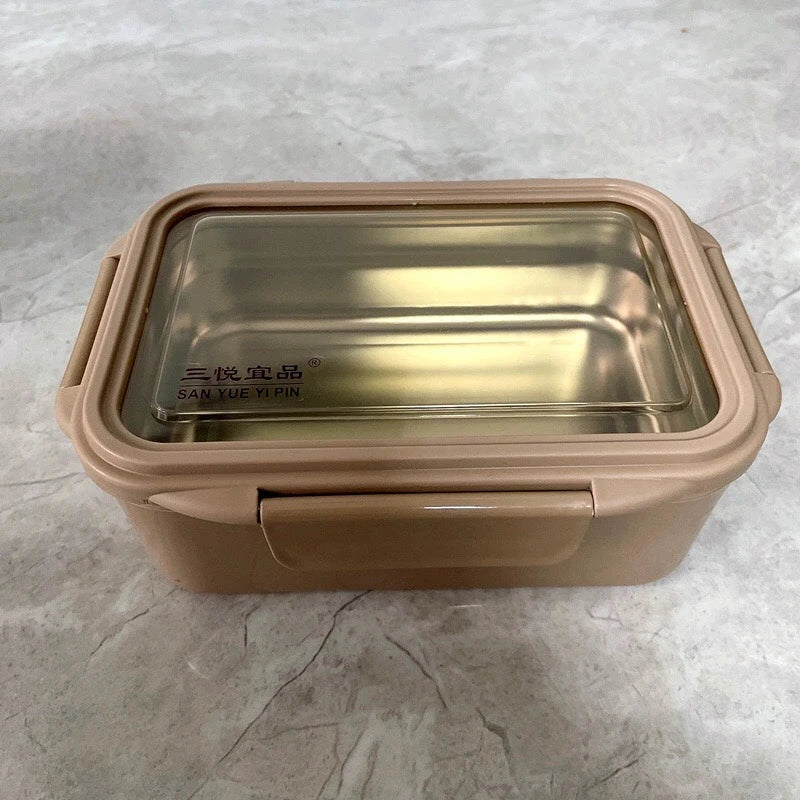 Rectangular Student Stainless Steel Divider Japanese Lunch Box Julia M LifeStyles