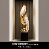 New Chinese-Style Entrance Foyer Wall Niche, Auspicious Wine Cabinet Decorations, Ornaments for the Living Room Next to the Tv Cabinet, Housewarming Gift