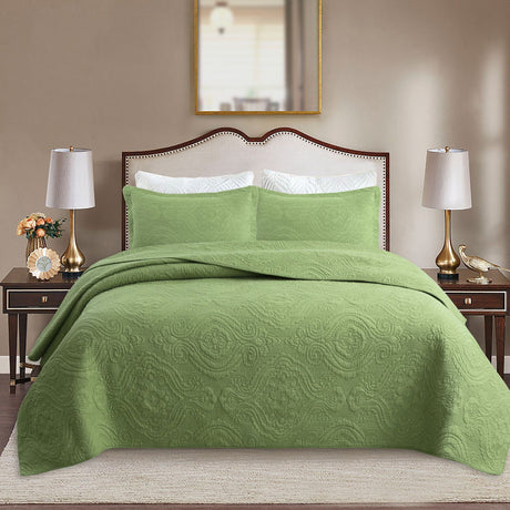 Simple pure cotton bed cover three-piece Nordic double summer cool air conditioning quilt active printing and dyeing breathable comfortable Four Seasons blanket