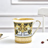 350ml Large Mouth Ceramic Mug Bone China for Office Couple Breakfast Milk Cup Premium Tea Cup Boss Cup
