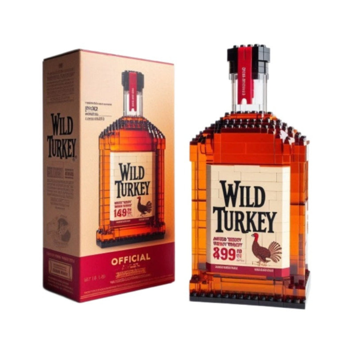 Whisky Bottle Building Blocks - The Luxurious Gift of Creativity