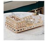 Light Luxury Style Crystal Tissue Box