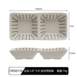 Creative Japanese Melamine Tableware Wholesale Japanese Restaurant Commercial Ramen Bowl Hot Pot Restaurant Rectangular Sushi Flat Plate