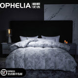 Italy Import Silk Duvet 95 White Goose down Quilt Winter Quilt Thickened Mute Floor Heating Air-Conditioning Quilt Julia M Home & Kitchen
