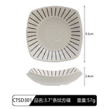 Creative Japanese Melamine Tableware Wholesale Japanese Restaurant Commercial Ramen Bowl Hot Pot Restaurant Rectangular Sushi Flat Plate