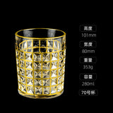 Gilded Hour Whiskey Glass