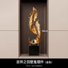 New Chinese-Style Entrance Foyer Wall Niche, Auspicious Wine Cabinet Decorations, Ornaments for the Living Room Next to the Tv Cabinet, Housewarming Gift