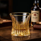 Gilded Hour Whiskey Glass