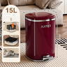 Elegant Foot-Operated Trash Can with Lid by Julia M LifeStyles Julia M Home & Kitchen