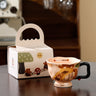 Mug Creative Artistic Ceramic Water Cup 2024 New Style Women's Office Home Breakfast Coffee Cup Accompanying Gift