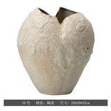 Hand-Painted Ceramic Vase – Wabi-Sabi Inspired Decorative Flower Vessel for the Home