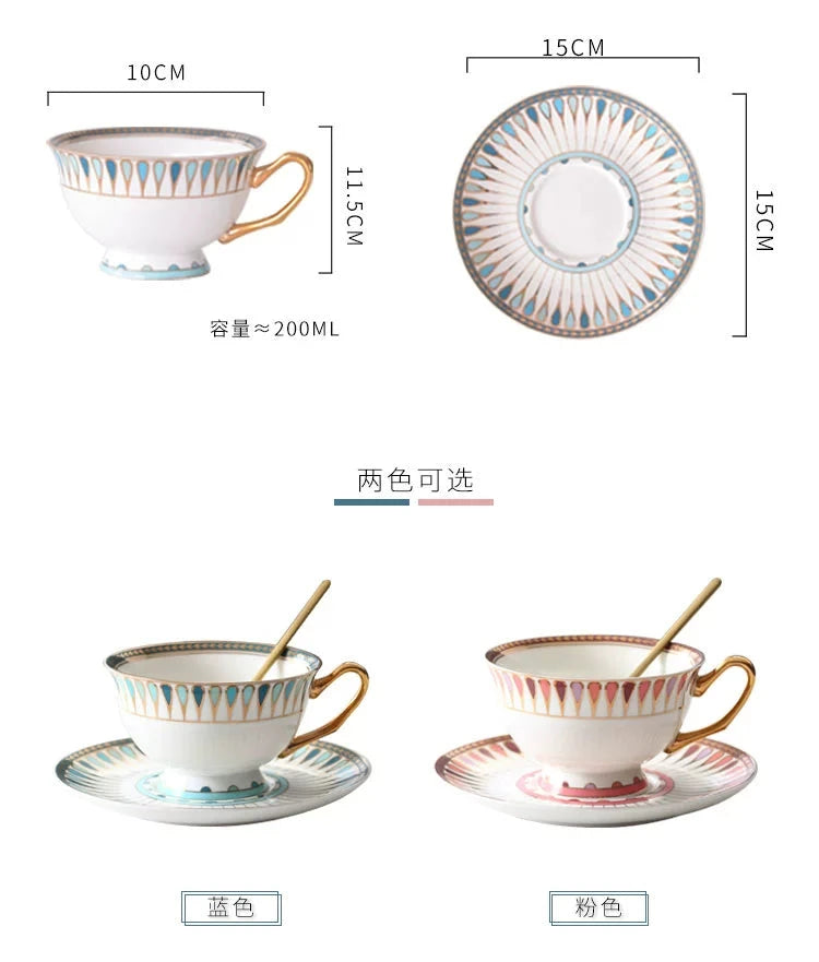 Exquisite European Light Luxury Coffee Set for Elegant Afternoon Tea Julia M LifeStyles