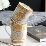 Florence Exquisite European-Style Bone China Mug with Lid and Spoon Julia M LifeStyles