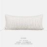 Modern Silent Cotton Rope Woven Long Waist Pillow Sofa Pillow Model Room Decorative Cushion Black Beige