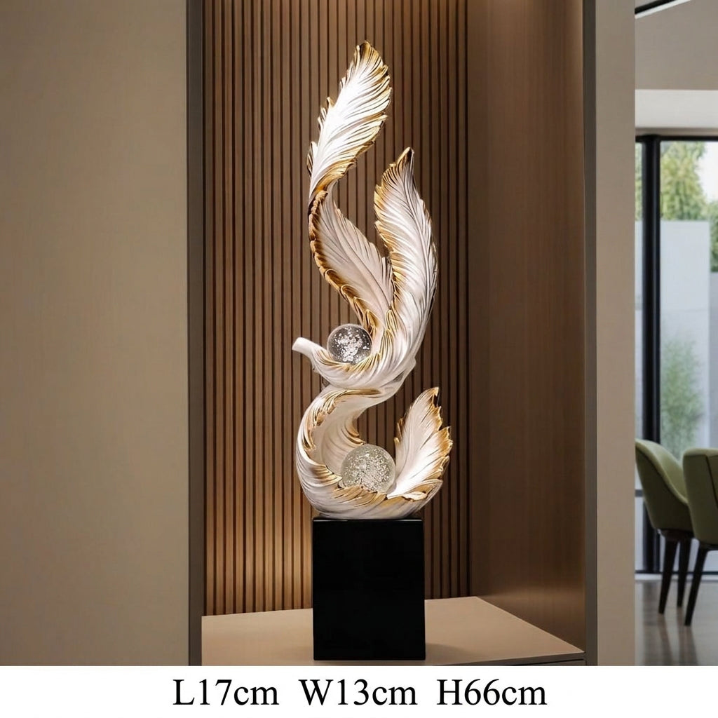 Plume Feather Statement Ornament